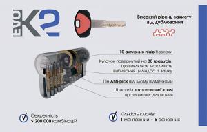 Двері з дзеркалом Bulat Ultra – зовнішній вигляд у кольорі попелястий металік